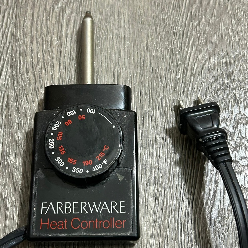 Farberware Heat Controller Model 101 Black Electric Skillet Power Cord Probe